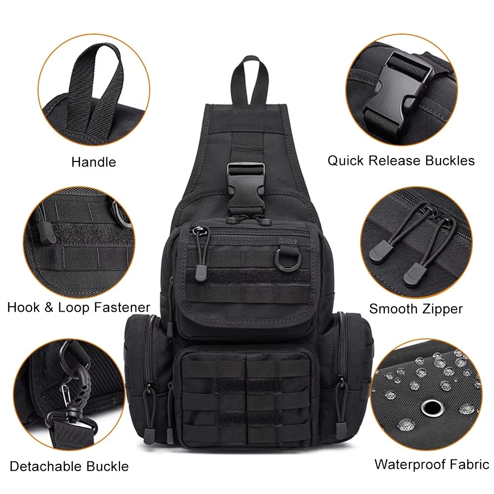 Tactical Pistol Bag Concealed  - Edc Concealed Carry Sling Bag recension och pris
