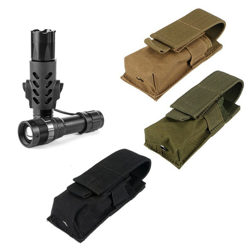 Tactical Molle Flashlight Pouc - Edc Carry Fanny Pack recension och pris